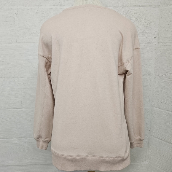Wildfox But First Cocktails Crewneck Sweatshirt in Rose and Pink Size Small - Picture 3 of 10